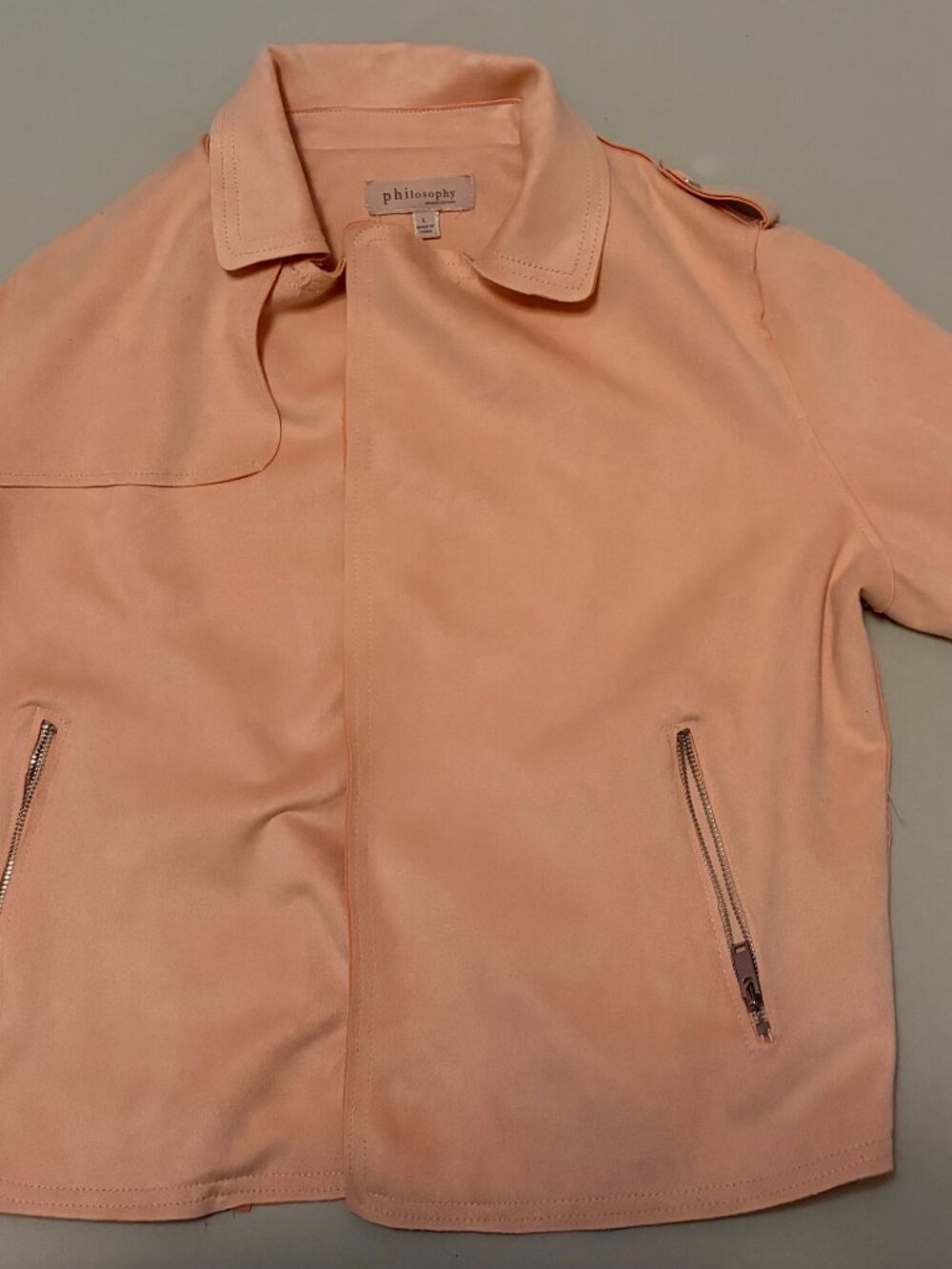 pink jacket